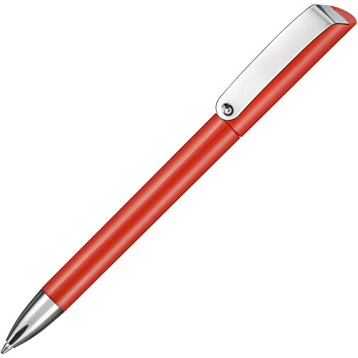 Kugelschreiber GLOSSY , Ritter-Pen, rot, ABS-Kunststoff, 14,20cm (Länge), Bild 2