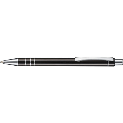 Kugelschreiber GLANCE , Ritter-Pen, schwarz, Metall, 13,30cm (Länge), Bild 3
