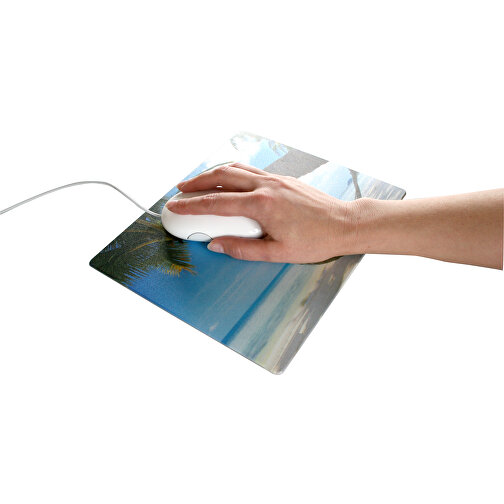 Mousepad / Mauspad Mousepad QUADRO-pad, Form Square , Unterseite schwarz, PVC, 24,00cm x 0,15cm x 19,00cm (Länge x Höhe x Breite), Bild 3