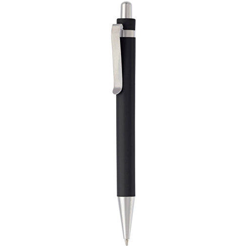 Kugelschreiber Antartica , schwarz, ABS & Metall, 13,50cm (Länge), Bild 1