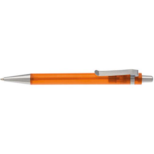Kugelschreiber Antartica , gefrostet orange, ABS & Metall, 13,50cm (Länge), Bild 3