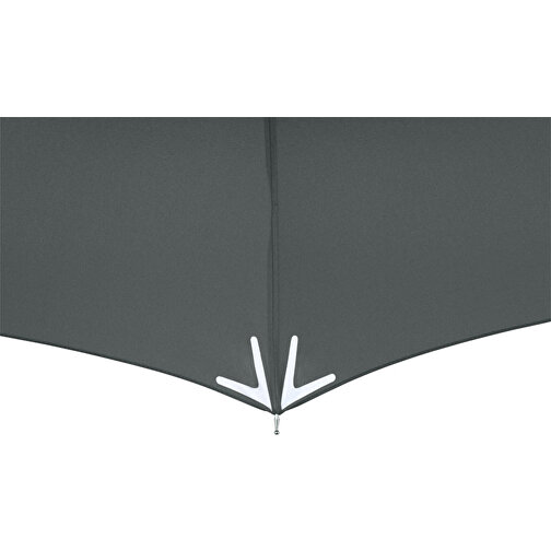 AC-Stockschirm Safebrella® LED , Fare, grau, 100% Polyester-Pongee, , Bild 4