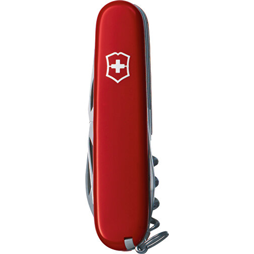 SPORTSMAN - Victorinox Schweizer Messer , Victorinox, rot, hochlegierter, rostfreier Stahl, 8,40cm x 1,50cm x 2,60cm (Länge x Höhe x Breite), Bild 1