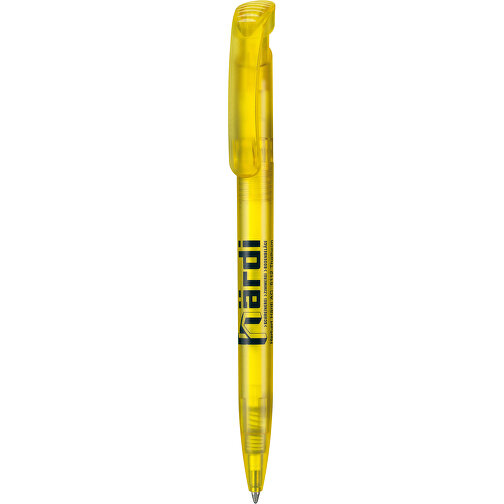 Kugelschreiber CLEAR FROZEN , Ritter-Pen, ananas-gelb, ABS-Kunststoff, 14,80cm (Länge), Bild 1
