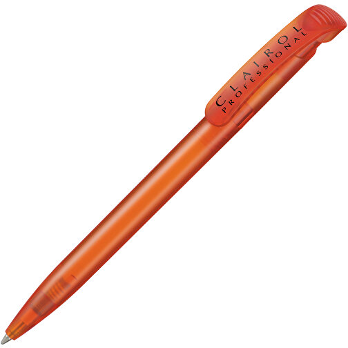 Kugelschreiber CLEAR FROZEN , Ritter-Pen, flamingo, ABS-Kunststoff, 14,80cm (Länge), Bild 2