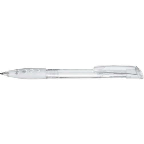 Kugelschreiber BUBBLE TRANSPARENT , Ritter-Pen, transparent-klar, ABS-Kunststoff, 14,40cm (Länge), Bild 3