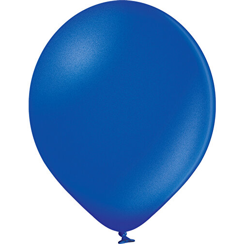 Luftballon 100-110cm Umfang , königsblau metallic, Naturlatex, 33,00cm x 36,00cm x 33,00cm (Länge x Höhe x Breite), Bild 1
