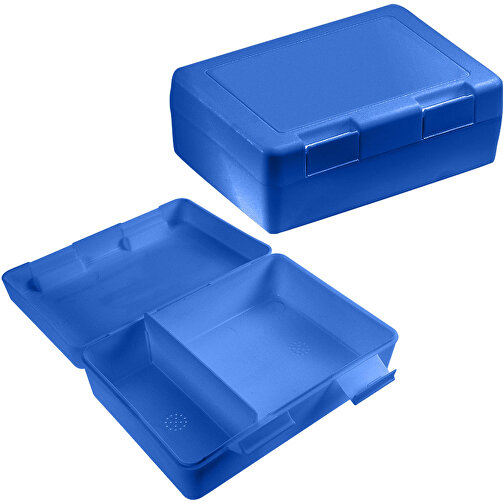 Vorratsdose 'Dinner-Box-Plus' , trend-blau PP, Kunststoff, 18,00cm x 6,50cm x 13,00cm (Länge x Höhe x Breite), Bild 1