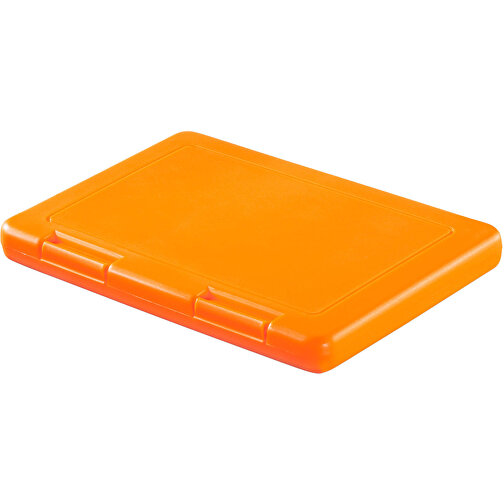 Vorratsdose 'Slim-Box' , standard-orange, Kunststoff, 18,50cm x 1,80cm x 12,80cm (Länge x Höhe x Breite), Bild 1