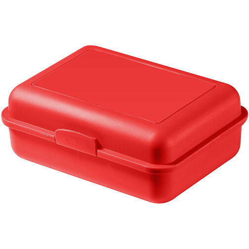 Vorratsdose 'School-Box' Gross , standard-rot, Kunststoff, 17,50cm x 6,80cm x 13,10cm (Länge x Höhe x Breite), Bild 1