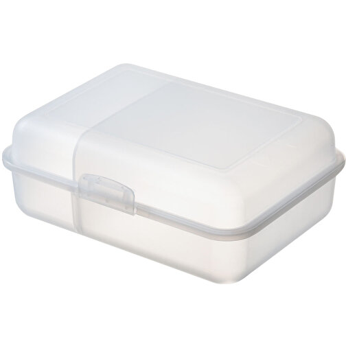 Vorratsdose 'Pausen-Box' , transparent, Kunststoff, 17,50cm x 6,90cm x 12,80cm (Länge x Höhe x Breite), Bild 1