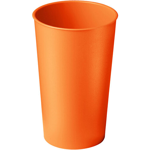 Trinkbecher 'Colour' 0,4 L , standard-orange, Kunststoff, 13,60cm (Höhe), Bild 1