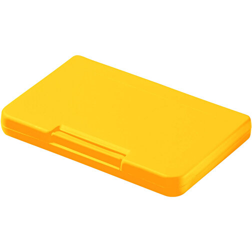 Universalbox 'Mini' , standard-gelb, Kunststoff, 10,10cm x 1,10cm x 6,70cm (Länge x Höhe x Breite), Bild 1