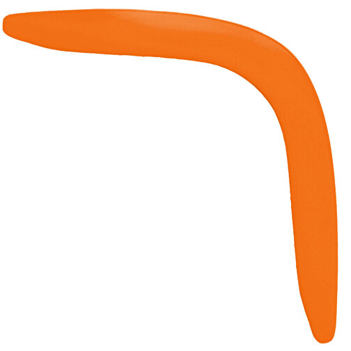 Bumerang 'Mini' , standard-orange, Kunststoff, 32,00cm x 0,40cm x 3,40cm (Länge x Höhe x Breite), Bild 1