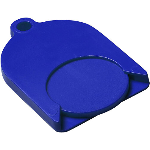 Chip-Schlüsselanhänger 'Ghost' Mit Chip , standard-blau PP, Kunststoff, 4,50cm x 0,30cm x 3,00cm (Länge x Höhe x Breite), Bild 1