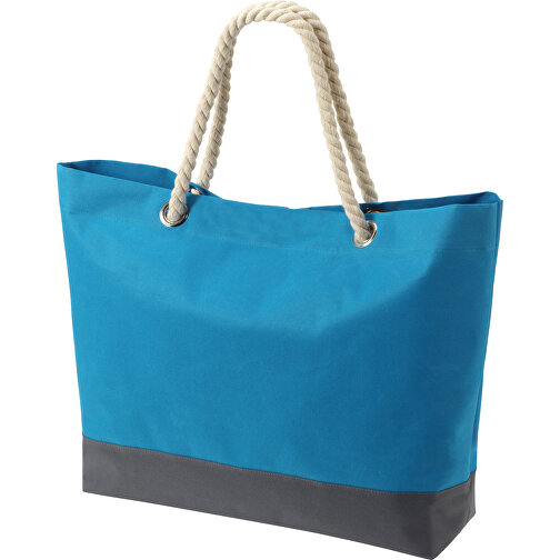 Shopper BONNY , Halfar, blau, Polyester 600d, 14,00cm x 40,00cm x 46,00cm (Länge x Höhe x Breite), Bild 1