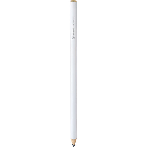 STABILO Zimmermannsstift Mit Magnet , Stabilo, weiss, Holz, 24,00cm x 0,80cm x 1,20cm (Länge x Höhe x Breite), Bild 1