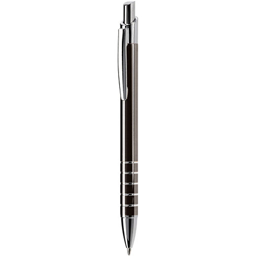 Kugelschreiber Talagante , grau, Metall, 13,90cm (Länge), Bild 1