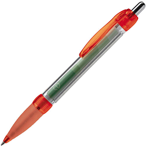 Banner Pen Transparent , transparent rot, ABS, 14,70cm (Länge), Bild 2