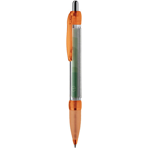 Banner Pen Transparent , transparent orange, ABS, 14,70cm (Länge), Bild 1