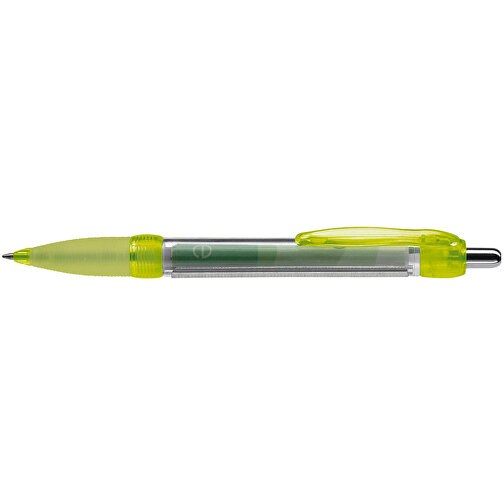 Banner Pen Transparent , transparent gelb, ABS, 14,70cm (Länge), Bild 3