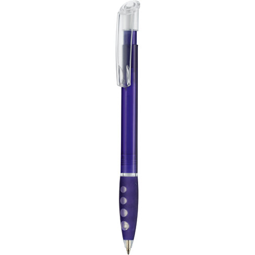 Kugelschreiber BUBBLE TRANSPARENT , Ritter-Pen, royal-blau, ABS-Kunststoff, 14,40cm (Länge), Bild 1