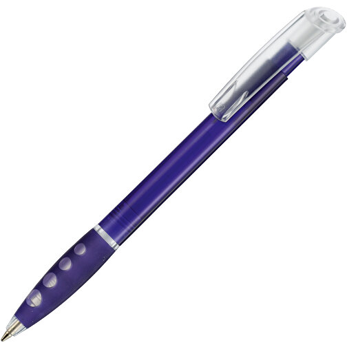 Kugelschreiber BUBBLE TRANSPARENT , Ritter-Pen, royal-blau, ABS-Kunststoff, 14,40cm (Länge), Bild 2