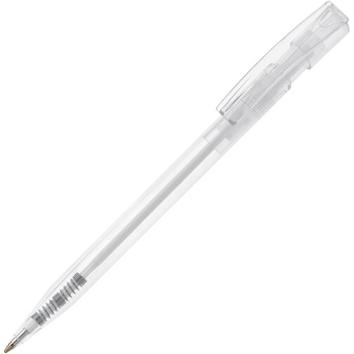 Kugelschreiber Nash Transparent , transparent weiß, ABS, 14,50cm (Länge), Bild 2