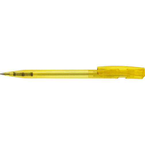 Kugelschreiber Nash Transparent , transparent gelb, ABS, 14,50cm (Länge), Bild 3