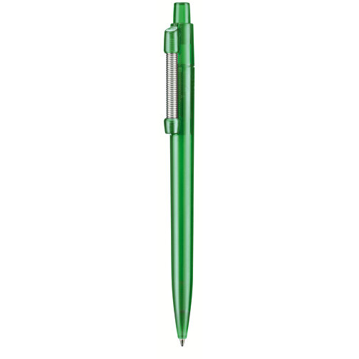 Kugelschreiber STRONG TRANSPARENT , Ritter-Pen, limonen-grün, ABS, Metall, 14,60cm (Länge), Bild 1