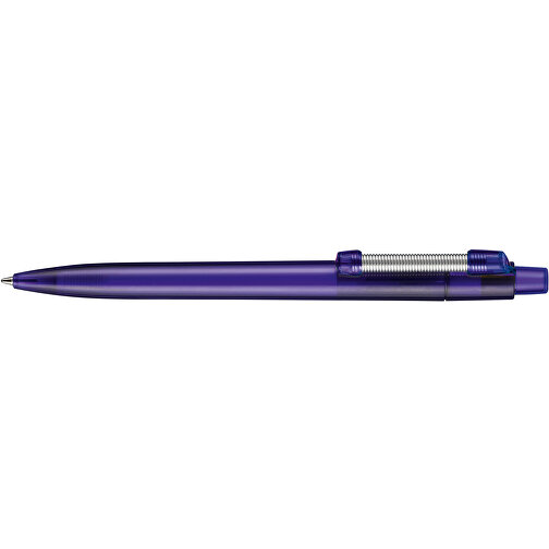 Kugelschreiber STRONG TRANSPARENT , Ritter-Pen, ocean-blau, ABS, Metall, 14,60cm (Länge), Bild 3