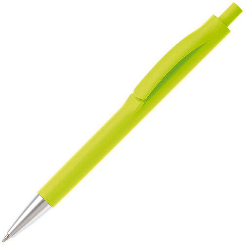 Kugelschreiber Basic X , hellgrün, ABS, 14,00cm (Länge), Bild 2