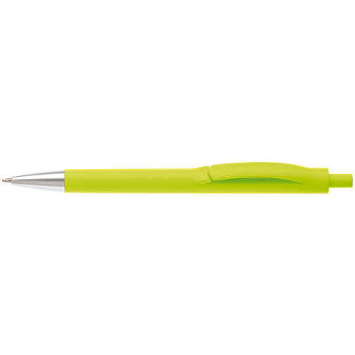Kugelschreiber Basic X , hellgrün, ABS, 14,00cm (Länge), Bild 3