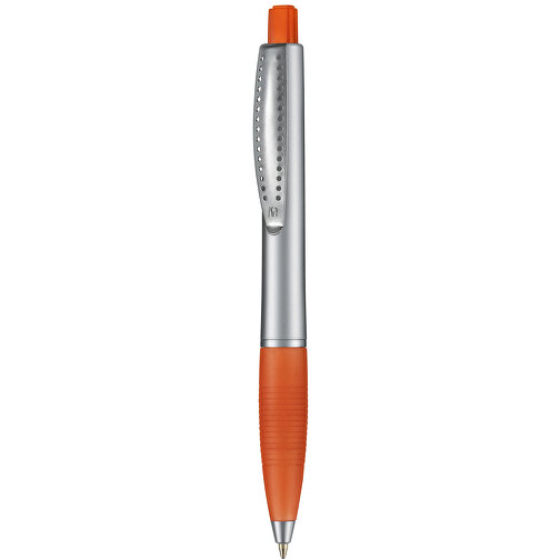 Kugelschreiber CLUB SILVER , Ritter-Pen, flamingo-frost/silber, ABS-Kunststoff, 14,20cm (Länge), Bild 1