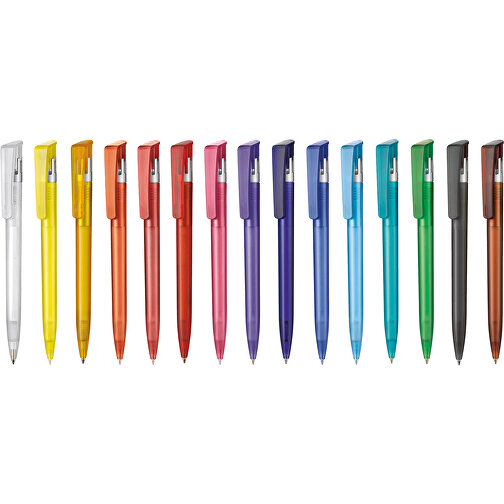 Kugelschreiber All-Star Frozen SI , Ritter-Pen, ananas-gelb-frost/silber, ABS-Kunststoff, 14,70cm (Länge), Bild 4