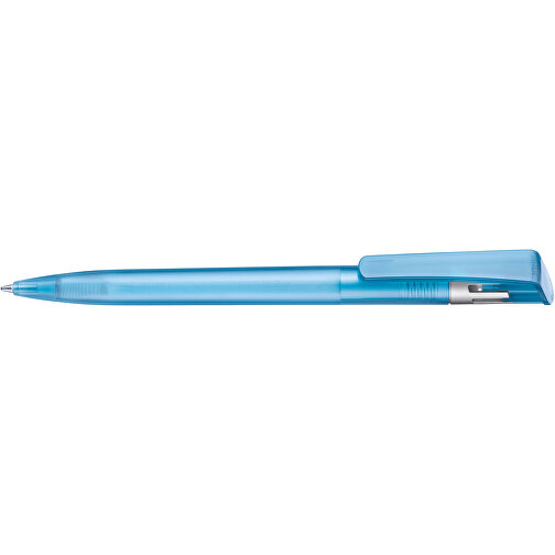 Kugelschreiber All-Star Frozen SI , Ritter-Pen, karibik-blau-frost/silber, ABS-Kunststoff, 14,70cm (Länge), Bild 3