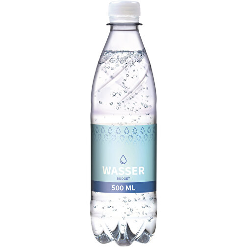 Agua de mesa, 500 ml, con gas (botella económica), Imagen 1