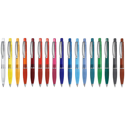 Kugelschreiber Club Transparent SI , Ritter-Pen, ananas-gelb, ABS-Kunststoff, 14,20cm (Länge), Bild 4