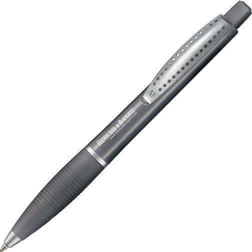 Kugelschreiber Club Transparent SI , Ritter-Pen, topaz-grau, ABS-Kunststoff, 14,20cm (Länge), Bild 2