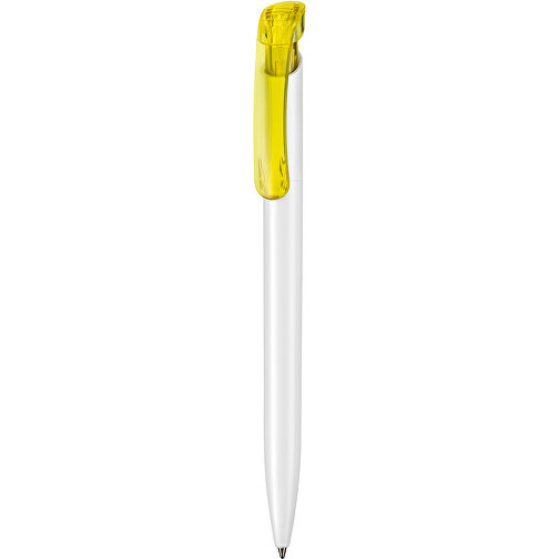 Kugelschreiber Clear ST , Ritter-Pen, ananas-gelb, ABS-Kunststoff, 14,80cm (Länge), Bild 1