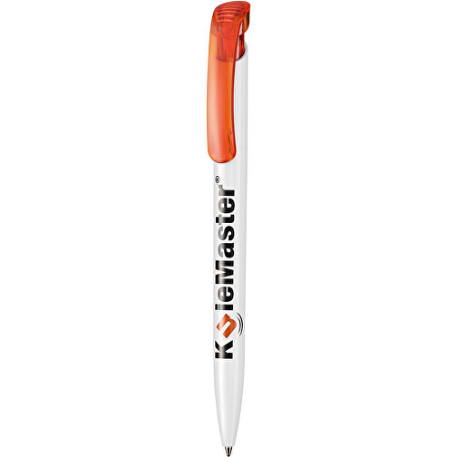 Kugelschreiber Clear ST , Ritter-Pen, flamingo, ABS-Kunststoff, 14,80cm (Länge), Bild 1