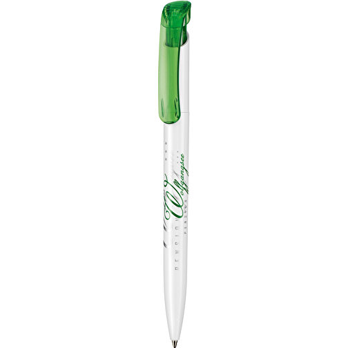 Kugelschreiber Clear ST , Ritter-Pen, gras-grün, ABS-Kunststoff, 14,80cm (Länge), Bild 1