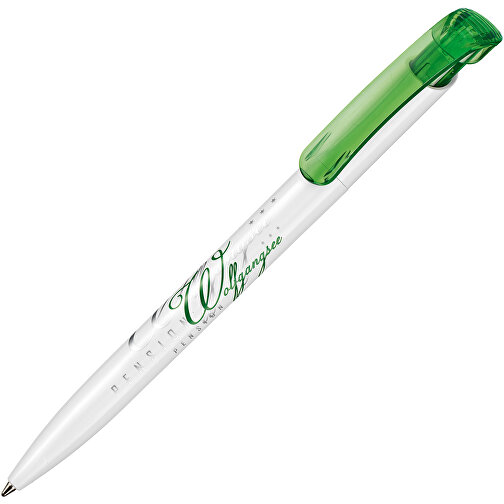 Kugelschreiber Clear ST , Ritter-Pen, gras-grün, ABS-Kunststoff, 14,80cm (Länge), Bild 2