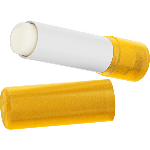 Lippenpflegestift 'Lipcare Original' Mit Gefrosteter Oberfläche , gelb-orange, Kunststoff, 6,90cm (Höhe), Bild 1