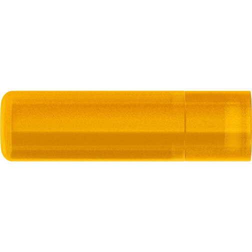 Lippenpflegestift 'Lipcare Original' Mit Gefrosteter Oberfläche , gelb-orange, Kunststoff, 6,90cm (Höhe), Bild 2