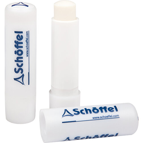 Lippenpflegestift 'Lipcare Doming' , weiß, Kunststoff, 7,35cm (Höhe), Bild 1