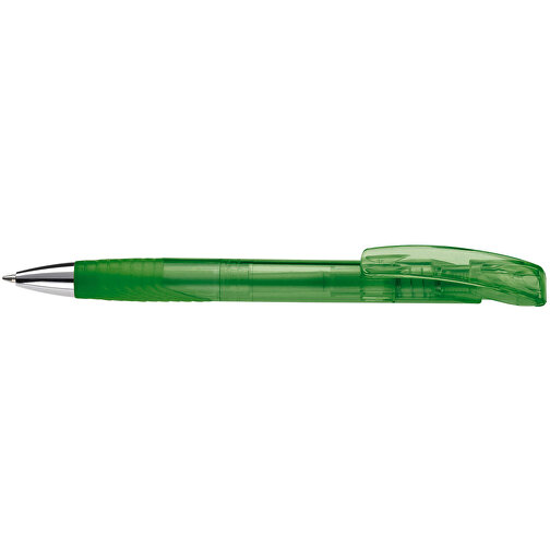 Kugelschreiber Zorro Transparent , transparent grün, ABS & Metall, 14,50cm (Länge), Bild 3