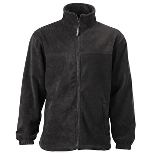 Full-Zip Fleece , James Nicholson, schwarz, 100% Polyester, XL, , Bild 1