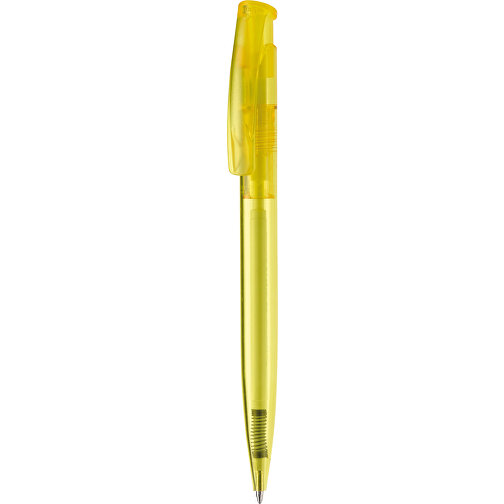 Kugelschreiber Avalon Transparent , transparent gelb, ABS, 14,60cm (Länge), Bild 1