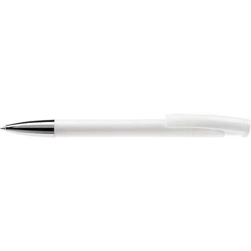 Kugelschreiber Avalon Hardcolour Mit Metallspitze , weiss, ABS & Metall, 14,60cm (Länge), Bild 3